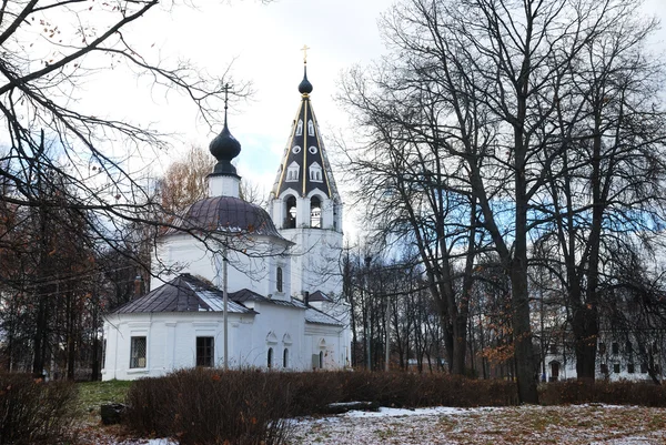 Gereja tua dengan kubah di tengah-tengah Ples — Stok Foto