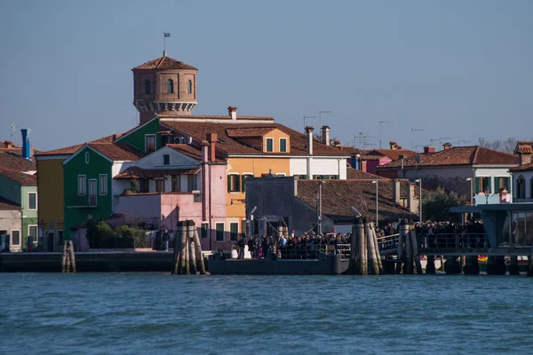 Moře mezi ostrovy Benátky Stock Snímky