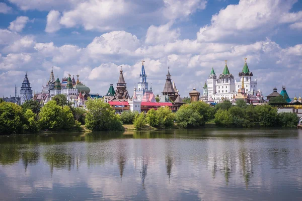 Vista del Kremlin de Izmailovo en Moscú Isla Izmailovsky — Foto de Stock