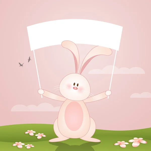 Funny bunny for Happy Easter — Stock Photo, Image