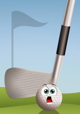 komik golf topu