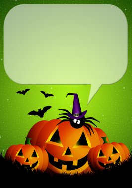 mutlu Halloween balkabağı