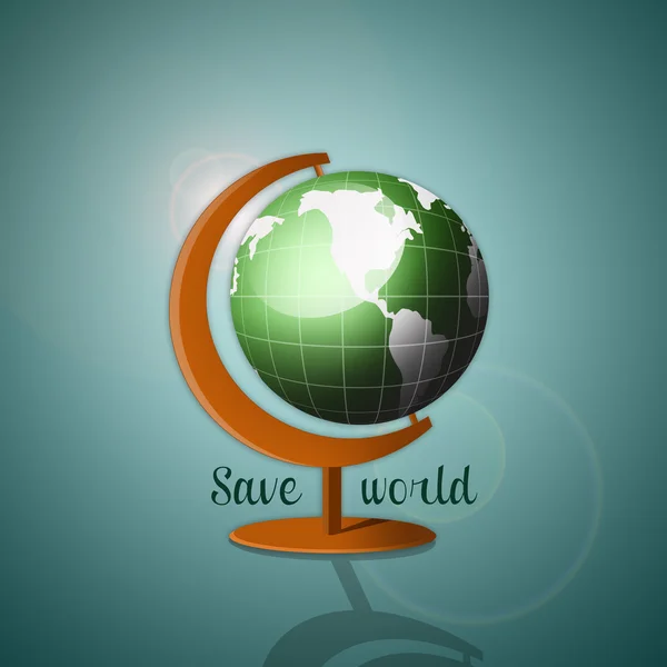 Globe for save the world — Stock Photo, Image