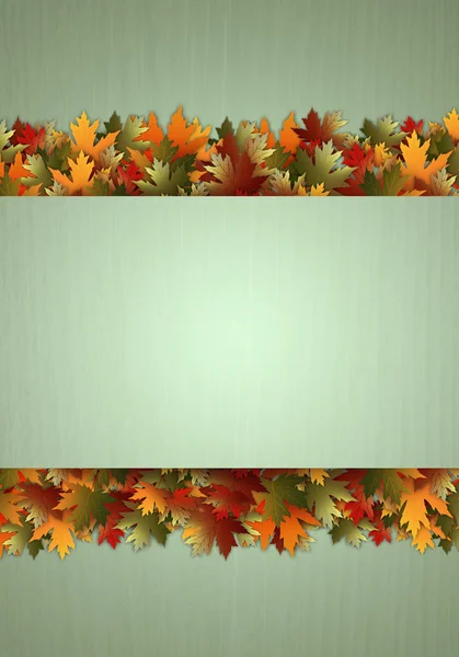 Hösten bakgrund med löv — Stockfoto