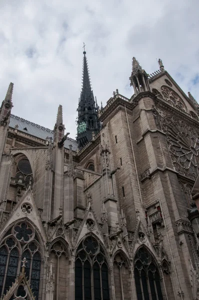 Vista de la Catedral de Notre Dame en París —  Fotos de Stock