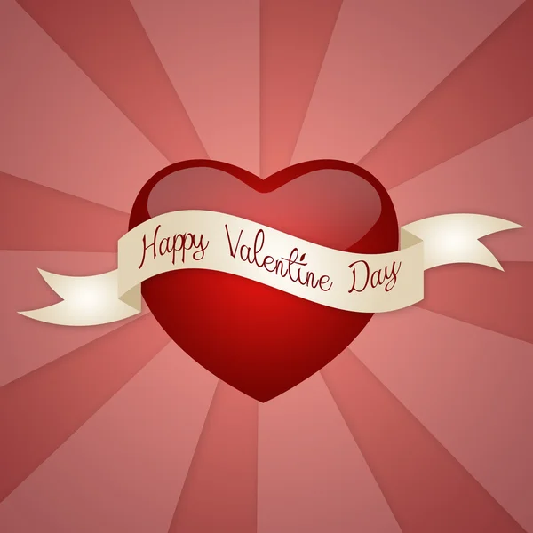 Сердце на день святого Валентина — стоковое фото