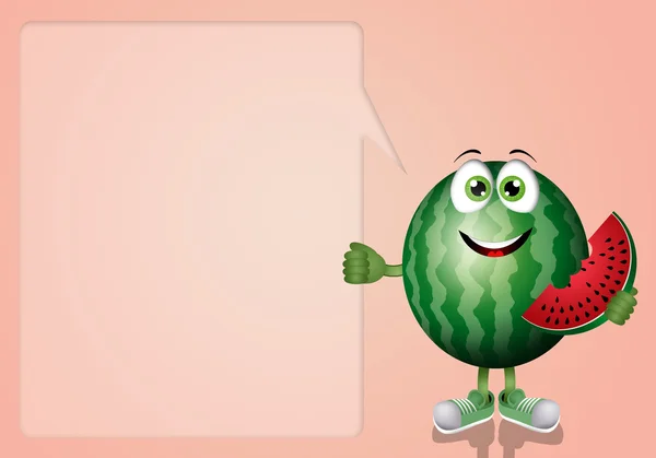 Funny watermelon — Stock Photo, Image