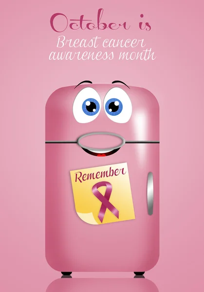 Remembering breast cancer prevention — Stock Photo, Image