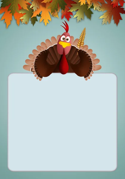 Turkiet bakgrund för Thanksgiving Day — Stockfoto