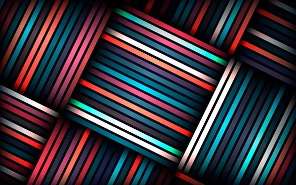 Kleurrijke Abstracte Diagonale Streep Patroon Achtergrond Ontwerp — Stockvector