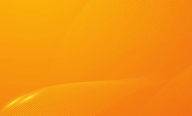Akan dalga çizgileri ve modern tasarım elementleriyle soyut turuncu vektör arkaplanı