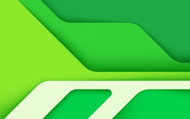 Kare desenli ve ışık dalgası tasarımlı soyut yeşil arkaplan