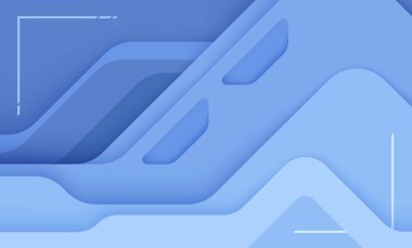 Akan ve modern dalga tasarımlı soyut mavi arkaplan