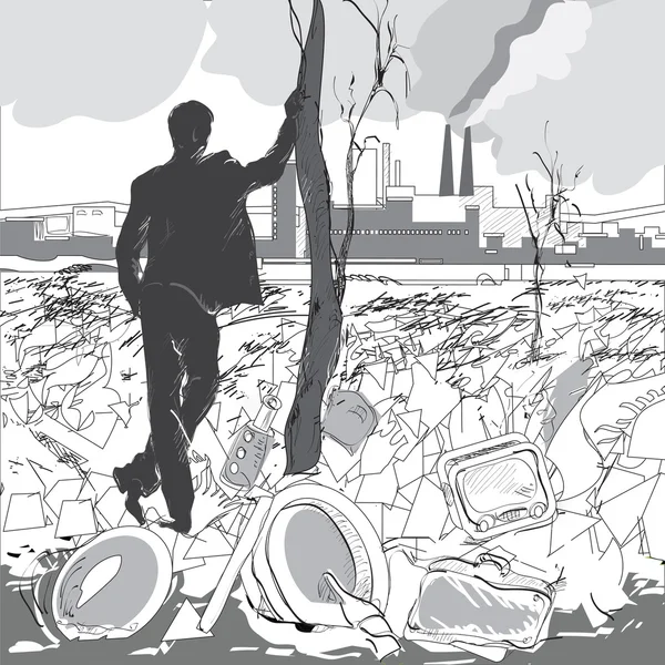 Dibujos: contaminacion | Ilustración que representa la tierra