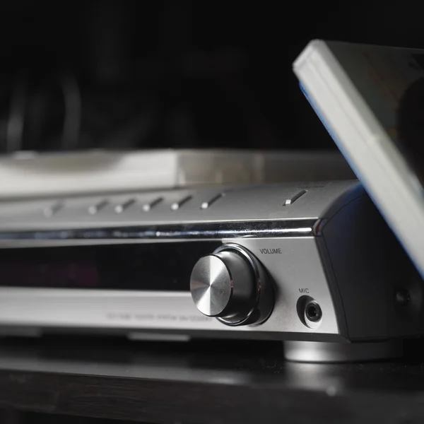 Nahaufnahme eines DVD-Players — Stockfoto