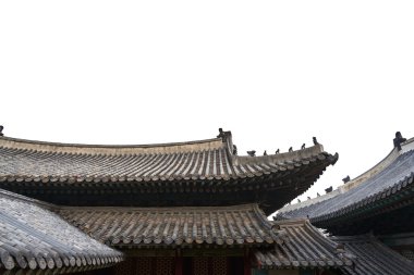 Kore geleneksel kiremitli çatıları