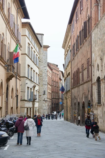Street view of San Gimignano — Stock Fotó