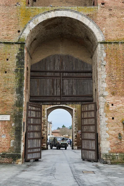 Vista interior de Porta dei Pispini — Foto de Stock