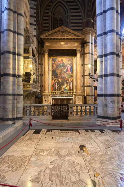 Belseje Duomo di Siena — Stock Fotó