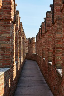 Castelvecchio'yu müzede duvar