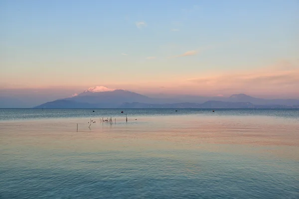 Paesaggio del Lago di Garda — Foto Stock