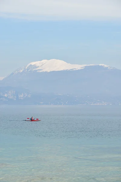 Paesaggio del Lago di Garda — Foto Stock