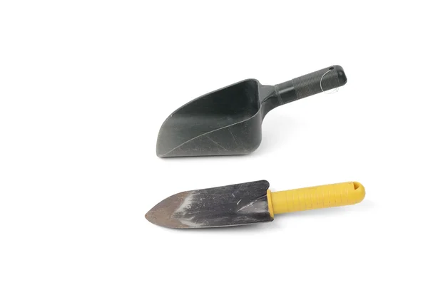 Twee trowels voor tuinieren — Stockfoto