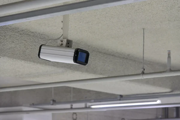 Cctv camera on the ceiling — Stock Photo, Image