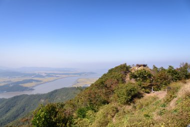 Kore'de Munsu dağ manzarası