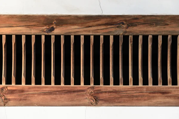 Window with bars of korean tradtional building — Stock Photo, Image