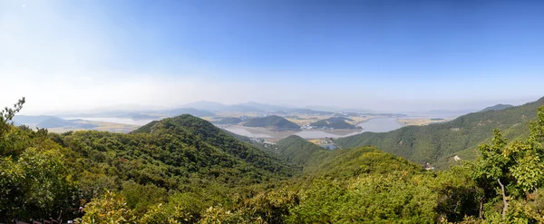 Vista de Munsu Mountain na Coréia — Fotografia de Stock