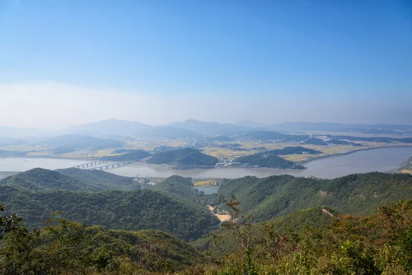 한국에서 문 수 산에서 보기 — 스톡 사진