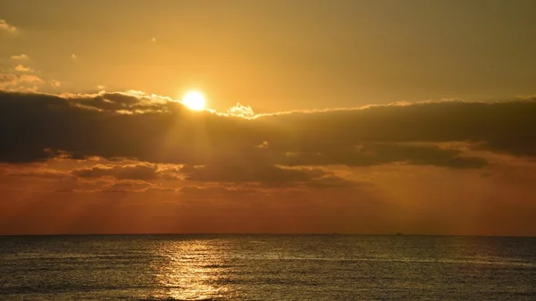 Sunrize paisaje de la isla de Jeju, Corea — Foto de Stock