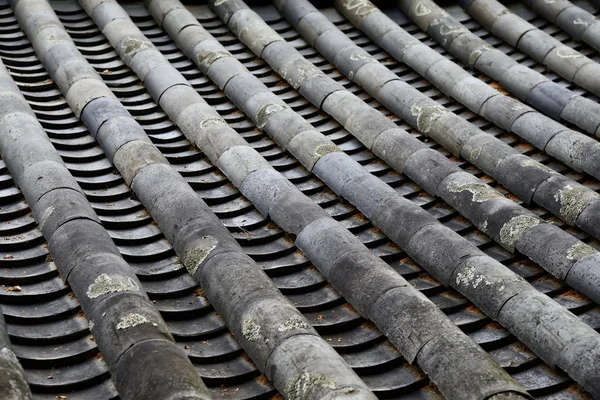 Detail of Korean traditional tiled roof — Stock Photo, Image