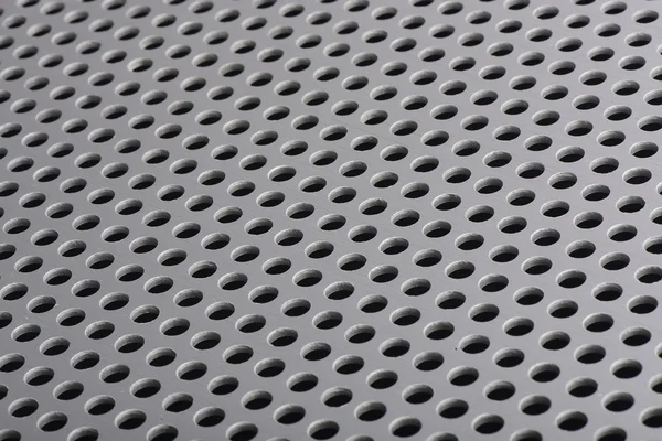 Szczegół tekstura aluminium płyty z otworem — Zdjęcie stockowe