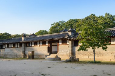 Seul, Kore - 20 Eylül 2014: Alace görünümünü