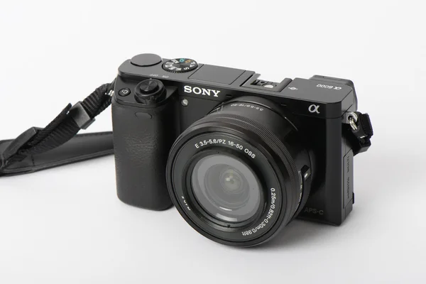 Gimpo, Kore - 18 Ağustos 2014: Sony Ilce6000