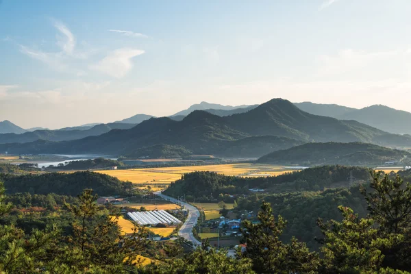 Layers of mountain in Korea — Stock Photo, Image