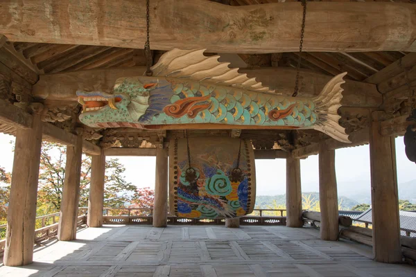 YEONGJU, COREA - 15 DE OCTUBRE DE 2014: forma de pez blo templo de madera — Foto de Stock