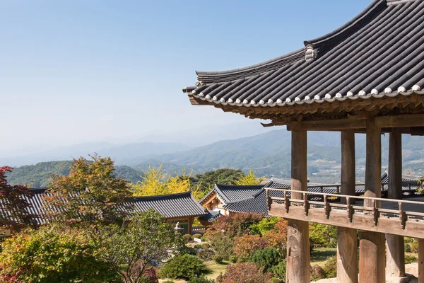 Yeongju, Korea - 15. Oktober 2014: Blick vom Buseoksa-Tempel — Stockfoto