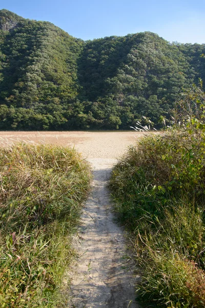 Vista de Nakdong-gang de Byeongsanseowon — Fotografia de Stock