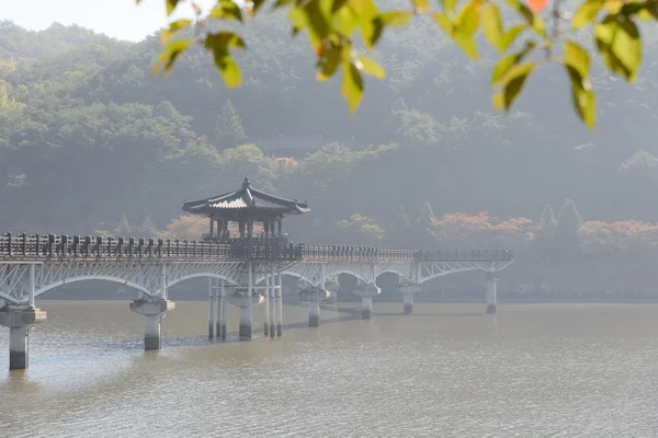 Ponte Wolryeong nella città di Andong — Foto Stock