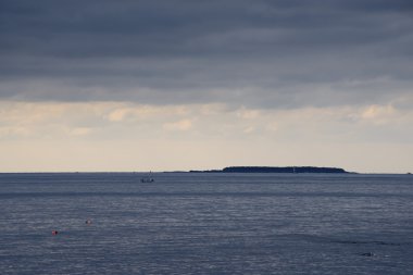 Jeju Adası'nın deniz manzarası