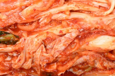 closeup kesilerek Gimchi