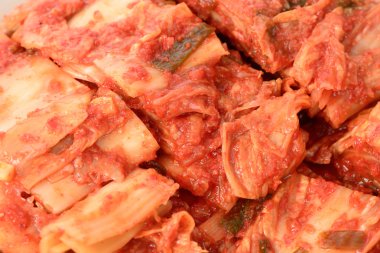 closeup kesilerek Gimchi