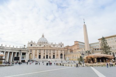 Vatikan, İtalya - 27 Ocak 2010: Piazza San Pietro