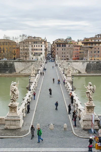 罗马，意大利-2010 年 1 月 27 日: 艾利安桥 — 图库照片