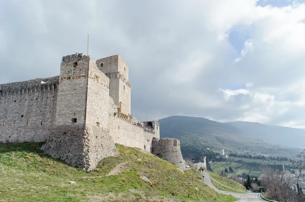 Rocca Maggiore in assisi — Stockfoto