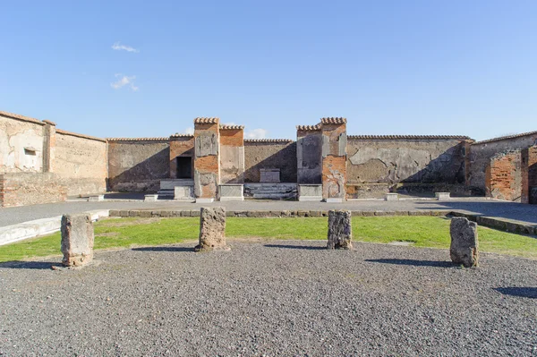 Marché en ruine à Pompéi . — Photo