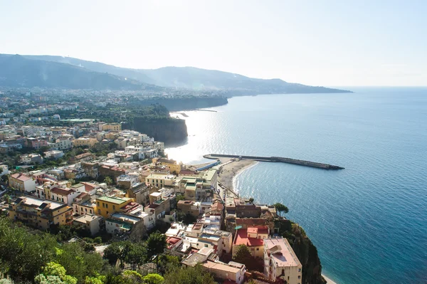 View of Meta on the Amalfi Coast — Stock Photo, Image